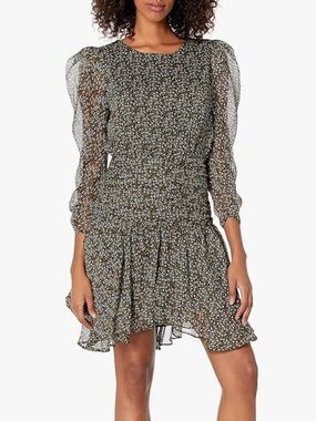 ASTR Sz M Savannah Floral Cottagecore Ruffle Mini Dress
